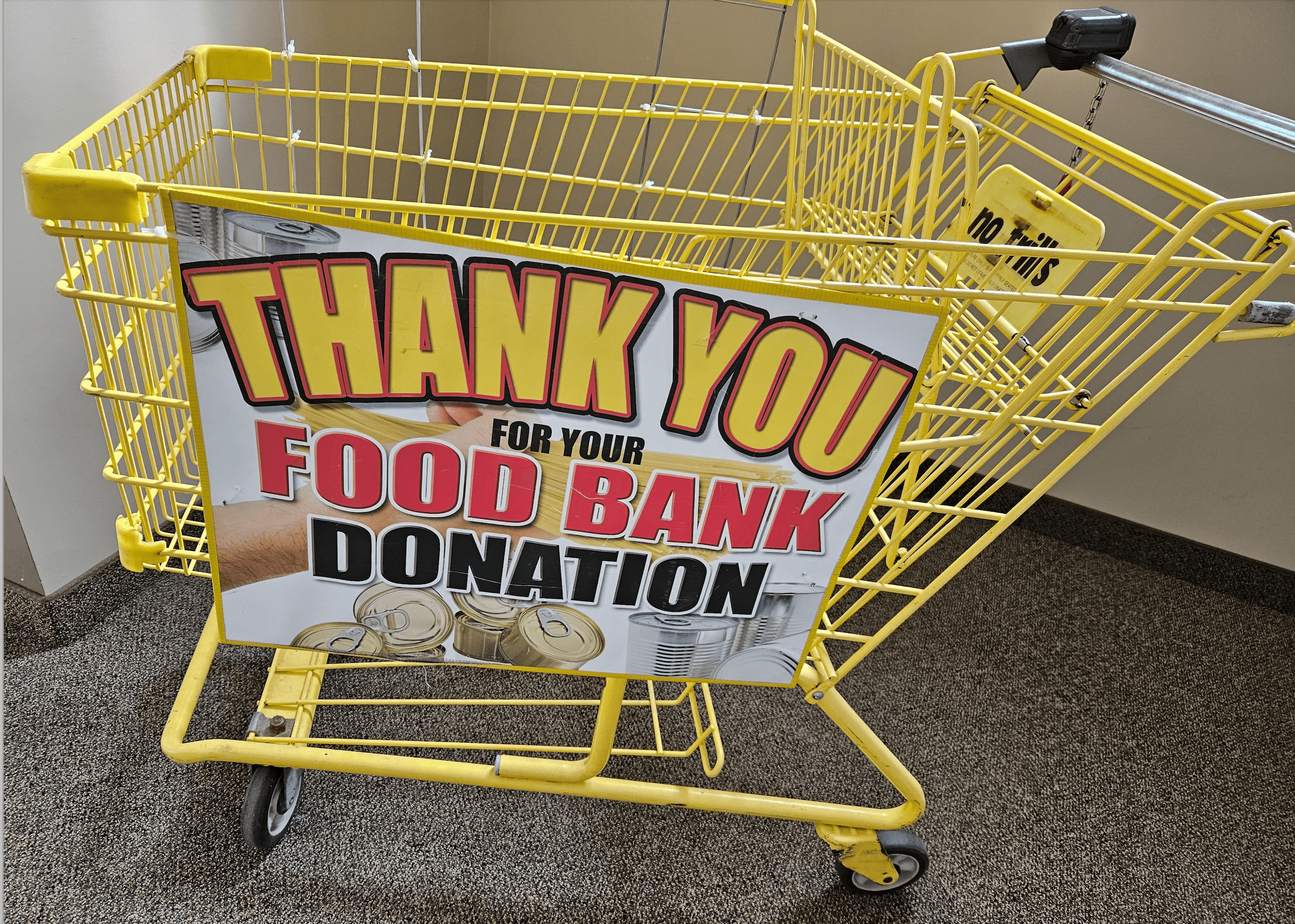 Food Bank Grocery Cart