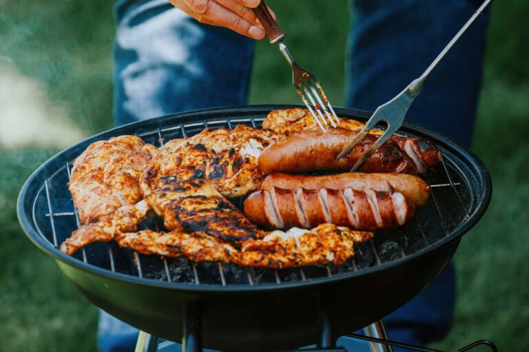 BBQ Honey Garlic Chicken Breast and Sausage